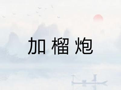 加榴炮