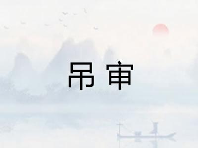 吊审