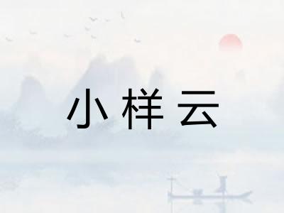 小样云