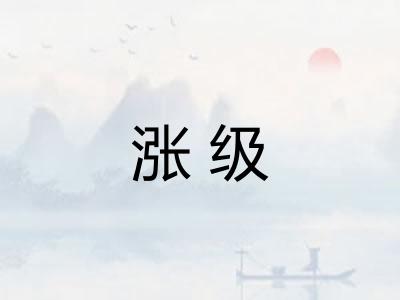 涨级