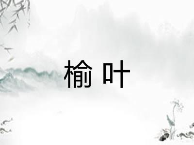 榆叶